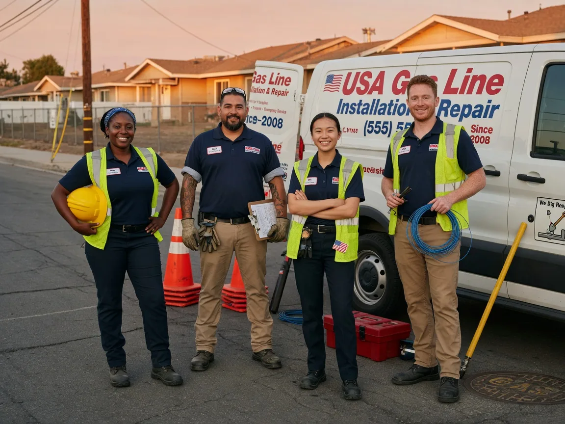 Gas Line Installation company in Kamrar, IA
